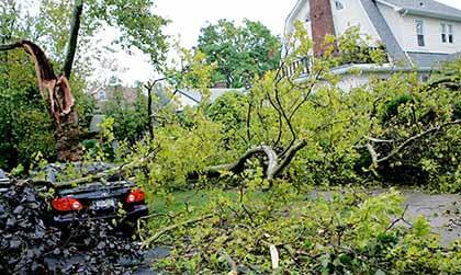 Prez declares disaster area after tornado
