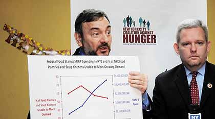 Gov’t aid drops as hunger in Queens grows