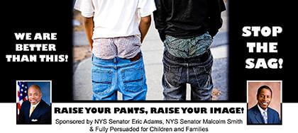 Smith calls upon youth to not wear sagging pants