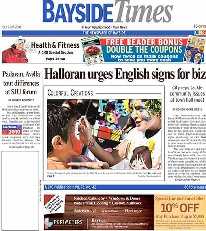 Bayside Times to offer free issues