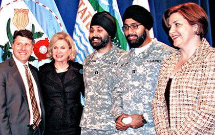 Maloney efforts pave way for Sikhs to wear turbans in Army