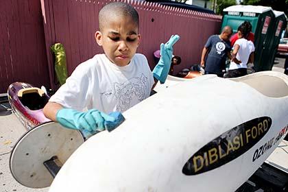 Little racers show speed skills in Queens competition