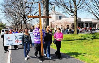 St. John’s walks to help homeless