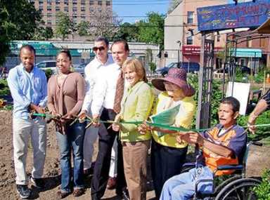 Community garden opens