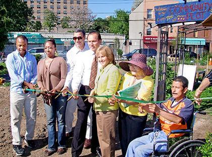 Community garden opens