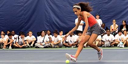 Teens have a ball at US Open tryouts