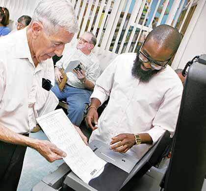 Residents call new voting machines easy to use