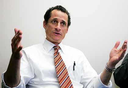 Weiner pushes reform in bid for another term in Congress