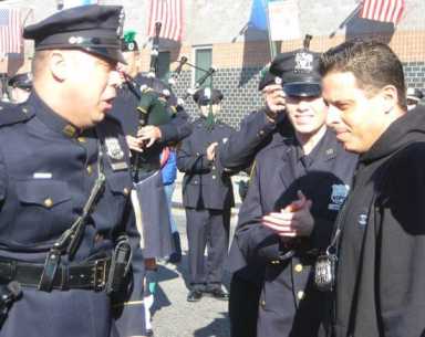 Cop wounded in Queensbridge subway gunfight released from hospital