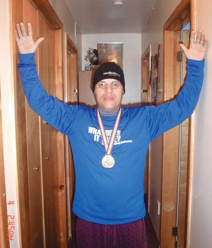 Man dedicates marathon run