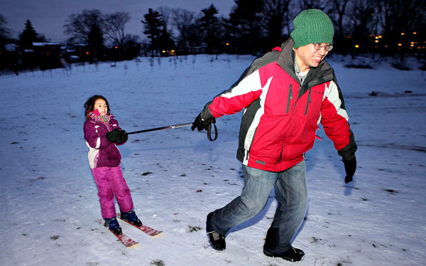 Crocheron Park transformed into winter wonderland