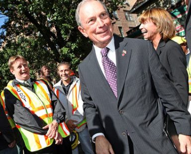 Bloomberg says he backs OWS protesters’ rights in Woodside