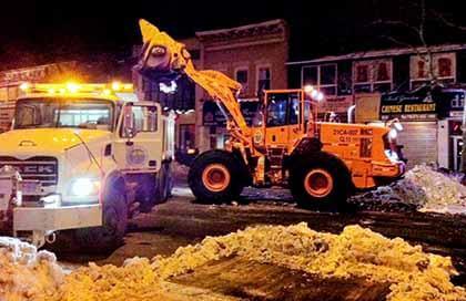 Bayside BID cleans up snow