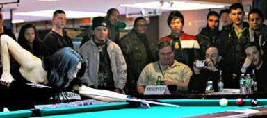 Flushing billiards junkies gather to see superstar