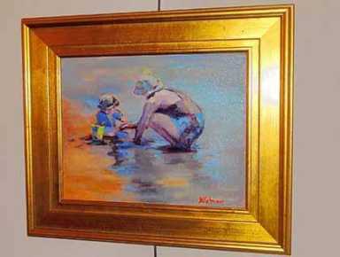 Floral Park artist shows off her work