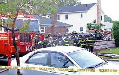 Garage blast injures owner