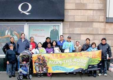 Groups protest Elmhurst mall