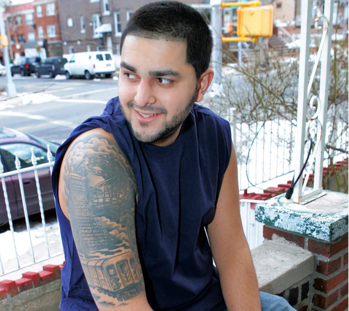 E. Elmhurst man pays tribute to Queens with sleeve tattoo