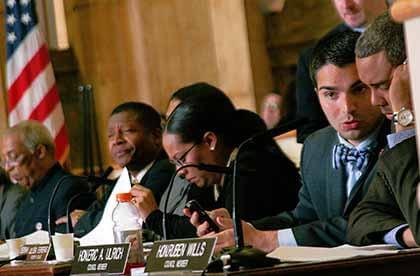 Ulrich sole councilman who backs Walmart at hearing Four people questioned by Ozone Park Republican at session on company’s controversial labor practices