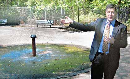 Weprin wants city to upgrade 210 St. park sprinkler systems