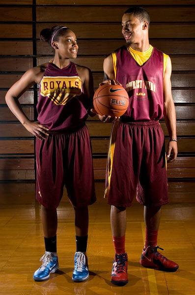 Calhoun siblings rule Christ the King basketball