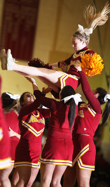 Photo Gallery: Royals cheerleaders root for the classmates