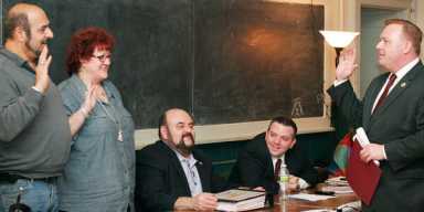 College Pt. Civic head passes reins to Rocco
