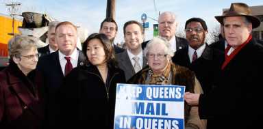 Pols save College Point postal facility from ax, for now