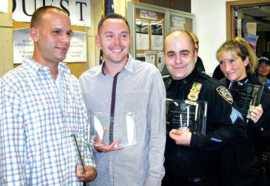 109th Pct. Cops of the Month raid gambling den in Broadway
