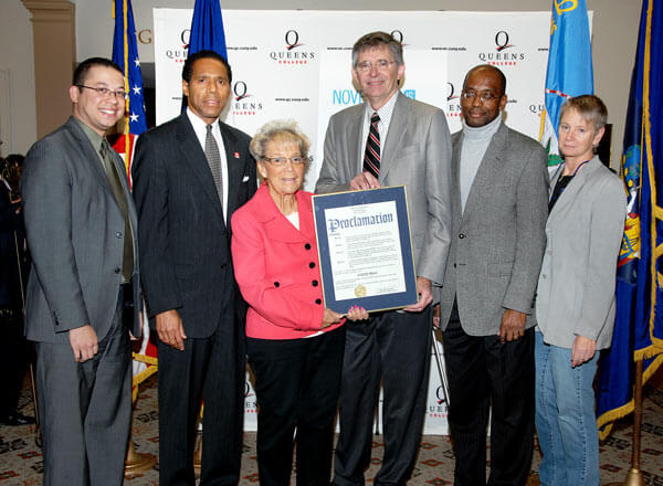 Marshall helps launch CUNY Month at Queens College