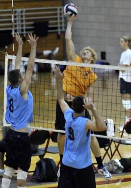 Men’s open volleyball team settles for silver