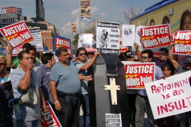 LaGuardia Community College’s worker re-education program meets with protests in Willets Point