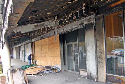 Fire decimates Whitestone Shopping Center