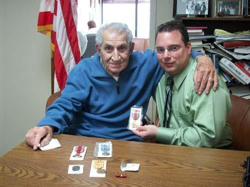 A long overdue thank you received – Local receives medals for military service