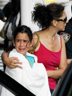 Children spared as bus driver dies behind the wheel