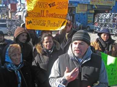 Ferreras, biz owners protest raid that shut down Willets Point
