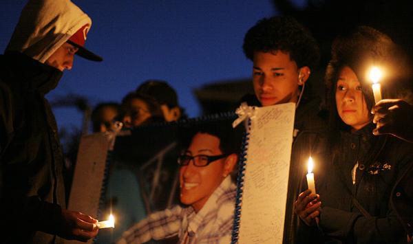 Family, friends, activists gather in Woodhaven to honor anti-gay attack victim with vigil