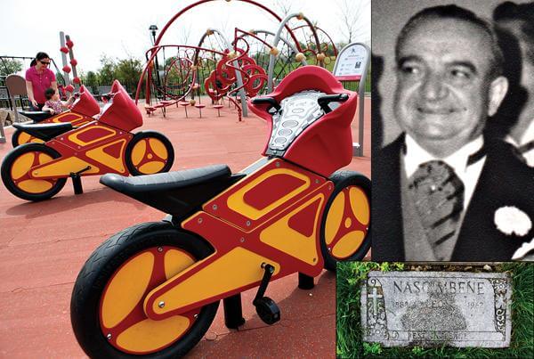 Odd headstone in Queens park  has colorful past