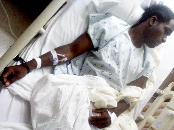 St. Albans shooting victim handcuffed to hospital bed