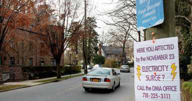 Surge disturbs homeowners