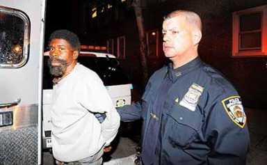 Homeless man arrested in subway slashing