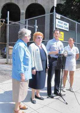 Tornado tables vote on tennis stadium