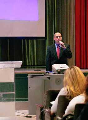 Without home Maspeth HS woos students