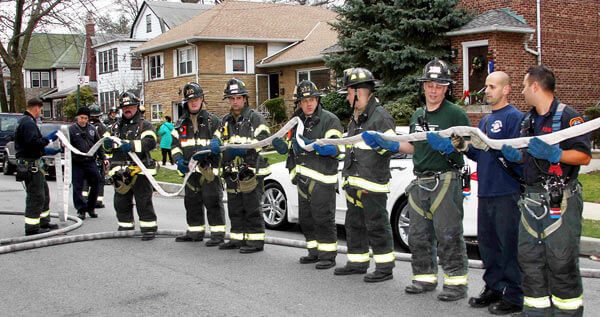 Firefighters put out blaze in Broadway Flushing attic