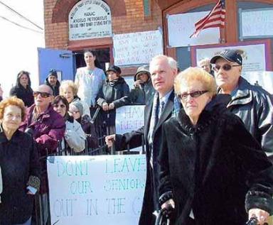 Avella blasts planned College Pt. senior center closing