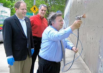 Briarwood cleaned of graffiti