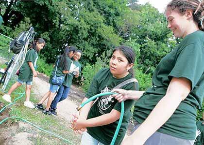 Queens students learn eco-friendly lessons at St. John’s