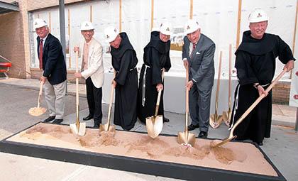 Prep begins work on center