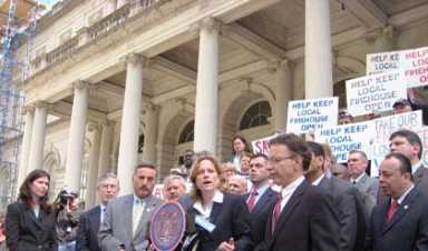 City blasted for plan to shutter Ridgewood firehouse