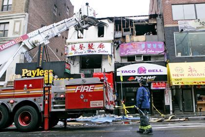 Flushing fire victims counseled by city agencies